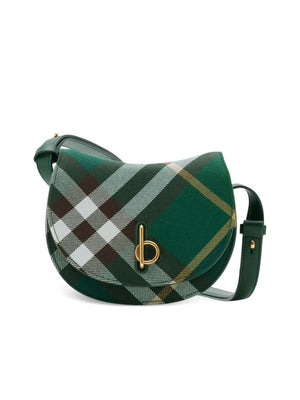 Vintage Check Pattern Shoulder Strap Bag