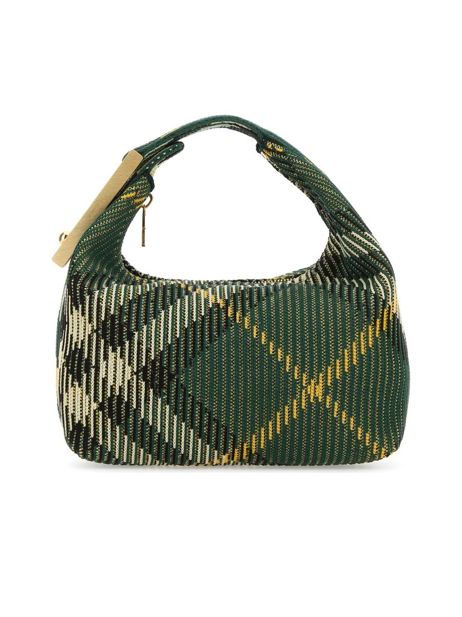 ハンドバッグ BURBERRY EMBROIDERED NYLON MINI PEG HANDBAG Embroidered Nylon Mini Peg Handbag – COSETTE