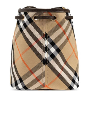 【BURBERRY】Mini Checkered Drawstring Bucket Bag/追跡可能 24834900_54974131_600.jpg