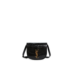 Kaia Small Satchel in Shiny Crocodile Embossed