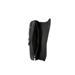 Saddle Bag in Black Dior Gravity Leather and Black Grained Calfskin