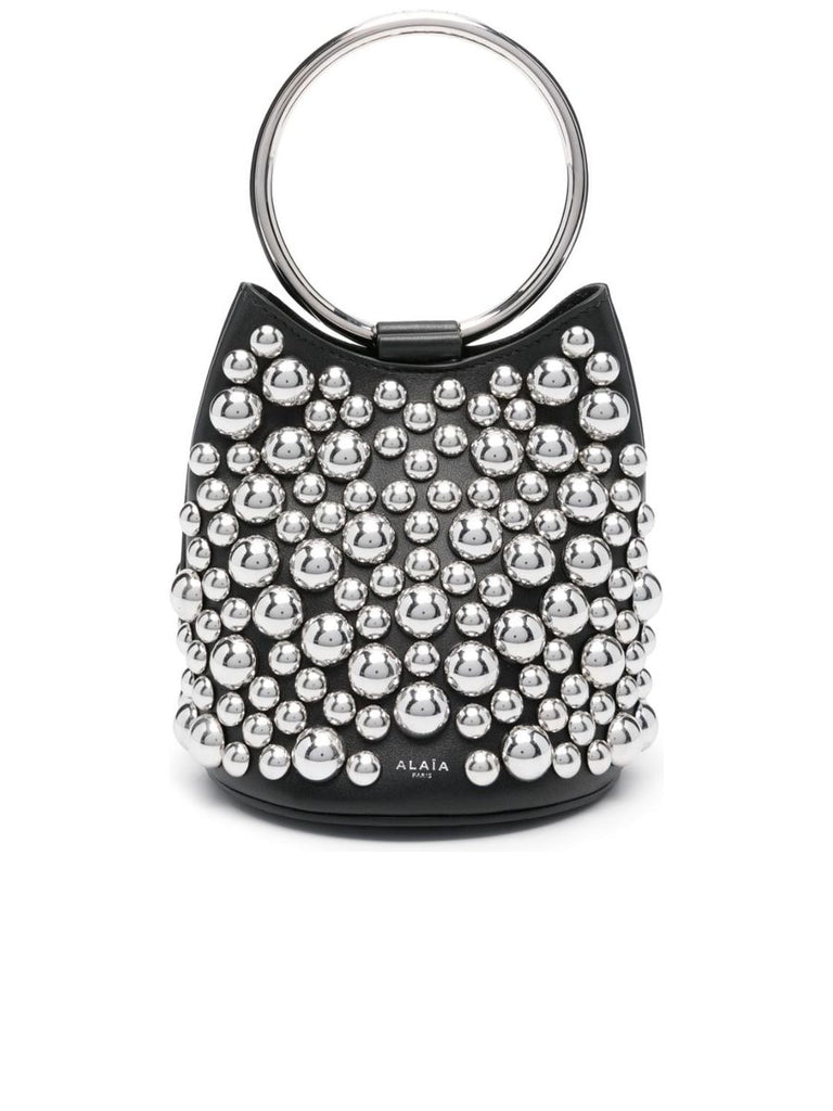 Studded Bucket Shoulder Bag 0