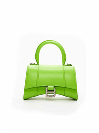 Hourglass XS Handbag Box in Bright Green