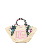 Shopper Bag With Interwoven Design And Logo Patch 0
