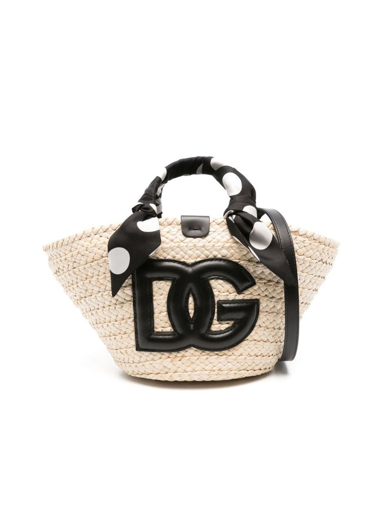 Straw Interwoven Design Bucket Bag 0