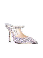 High Stiletto Heeled Shoes With Crystal Embellishments 2