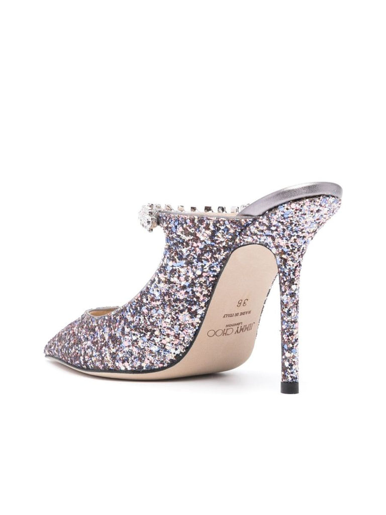 High Stiletto Heeled Shoes With Crystal Embellishments 3