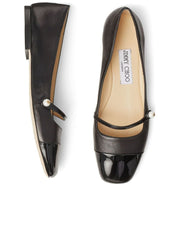 Flat Crossstrap Shoes With Fauxpearl Embellishment 1