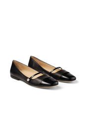 Flat Crossstrap Shoes With Fauxpearl Embellishment 5