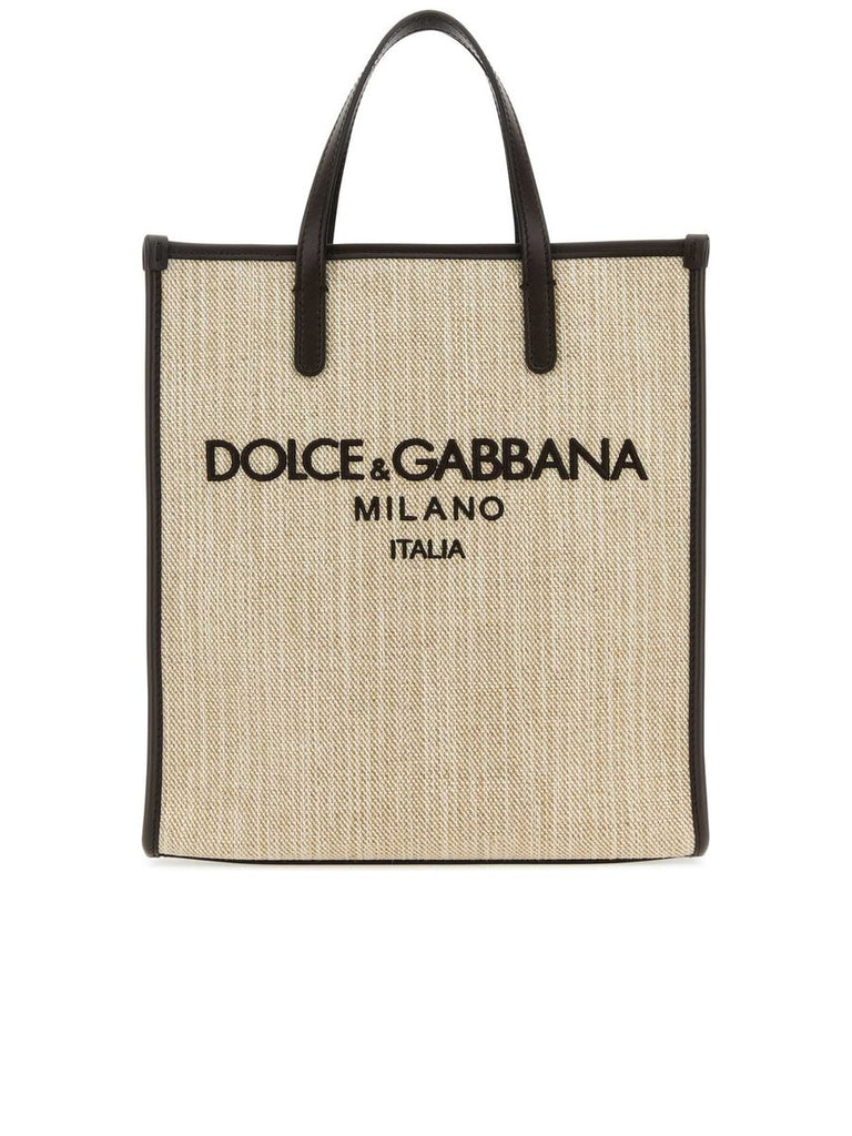 Sand Canvas Small Shopping Bag 0