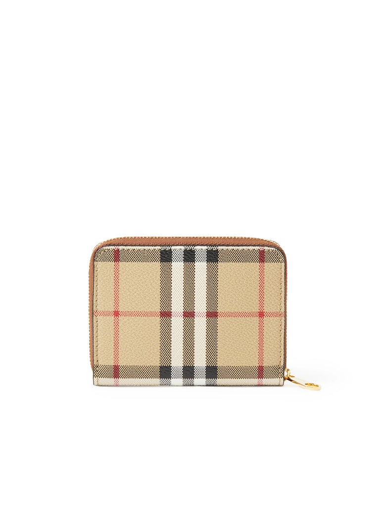 Burberry haymarket check clearance wallet