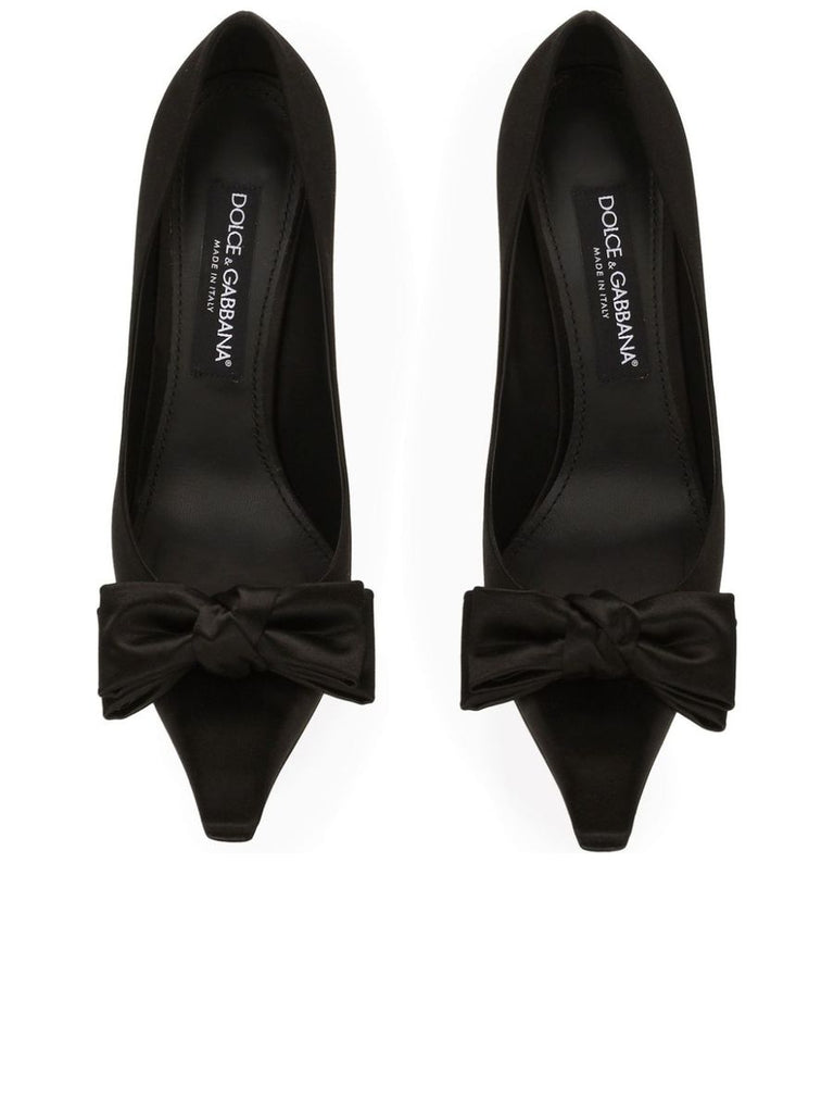 Satin Slipon Stiletto Heels 1