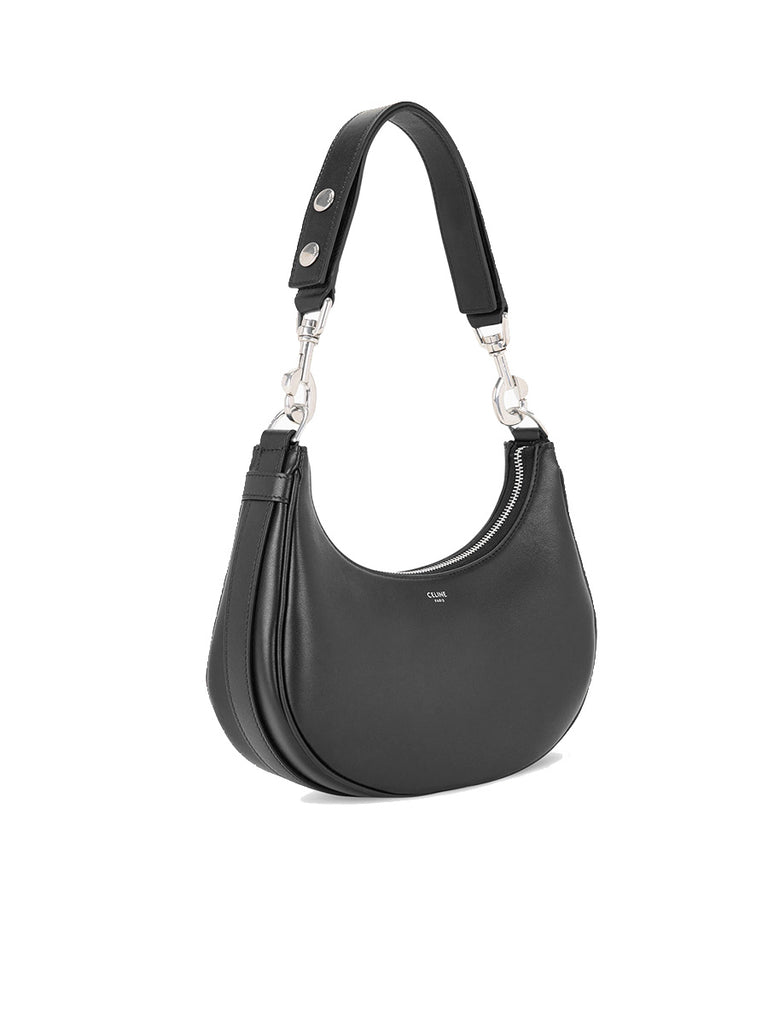 Celine Medium Ava Strap Bag in Smooth Calfskin Black