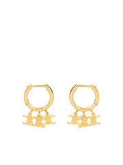 Triomphe Trio Hoops in Brass with Gold Finish