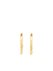 Triomphe Trio Hoops in Brass with Gold Finish