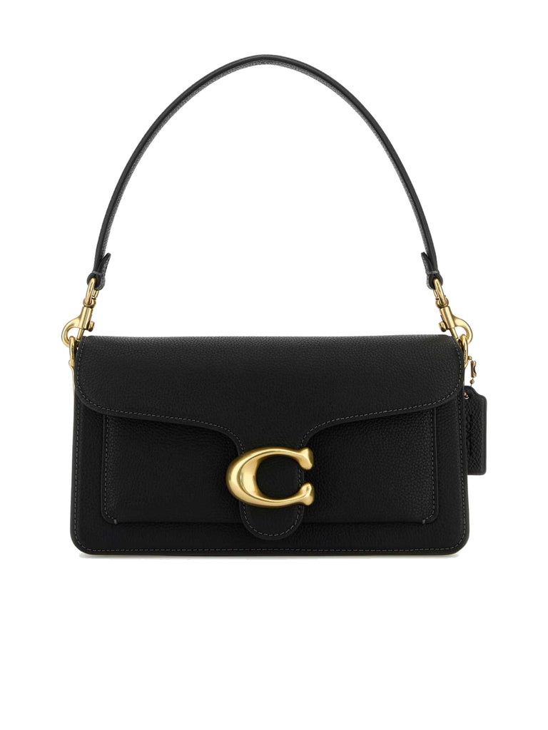Polished Pebble Leather Tabby Shoulder Bag  0