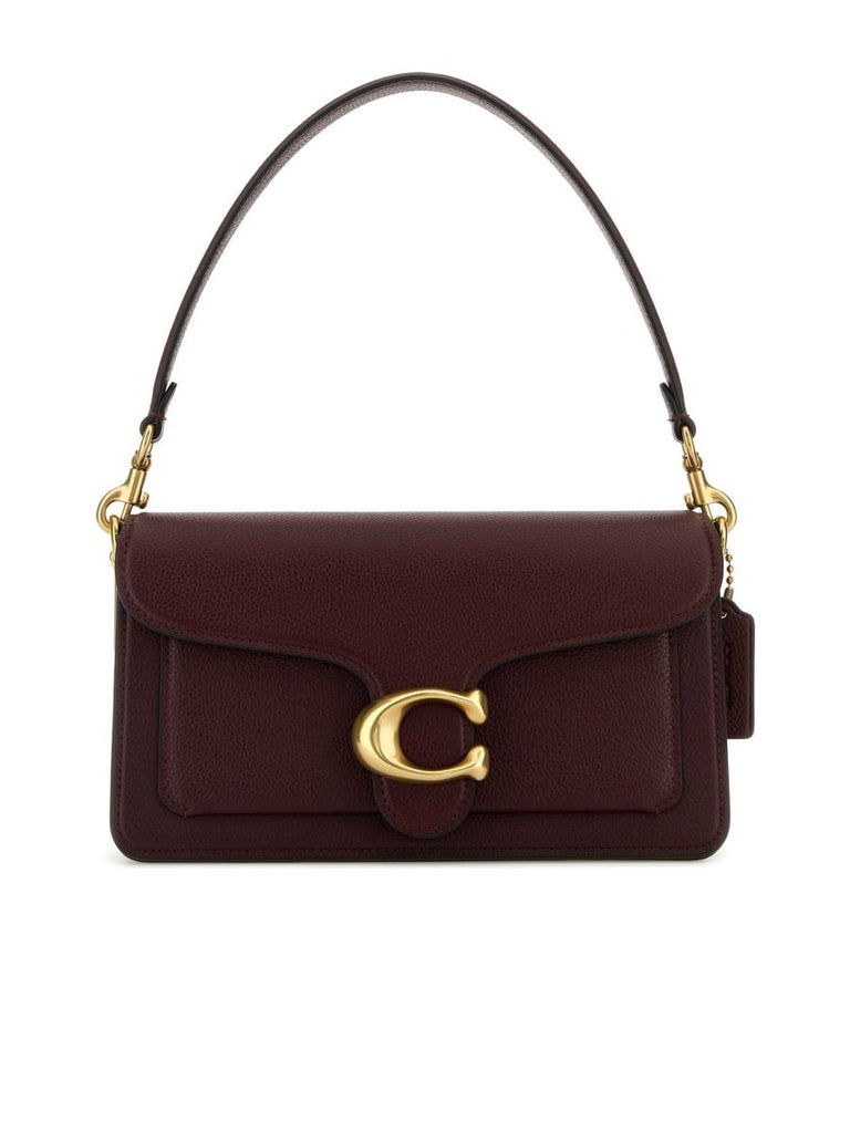 Polished Pebble Leather Tabby Shoulder Bag  0