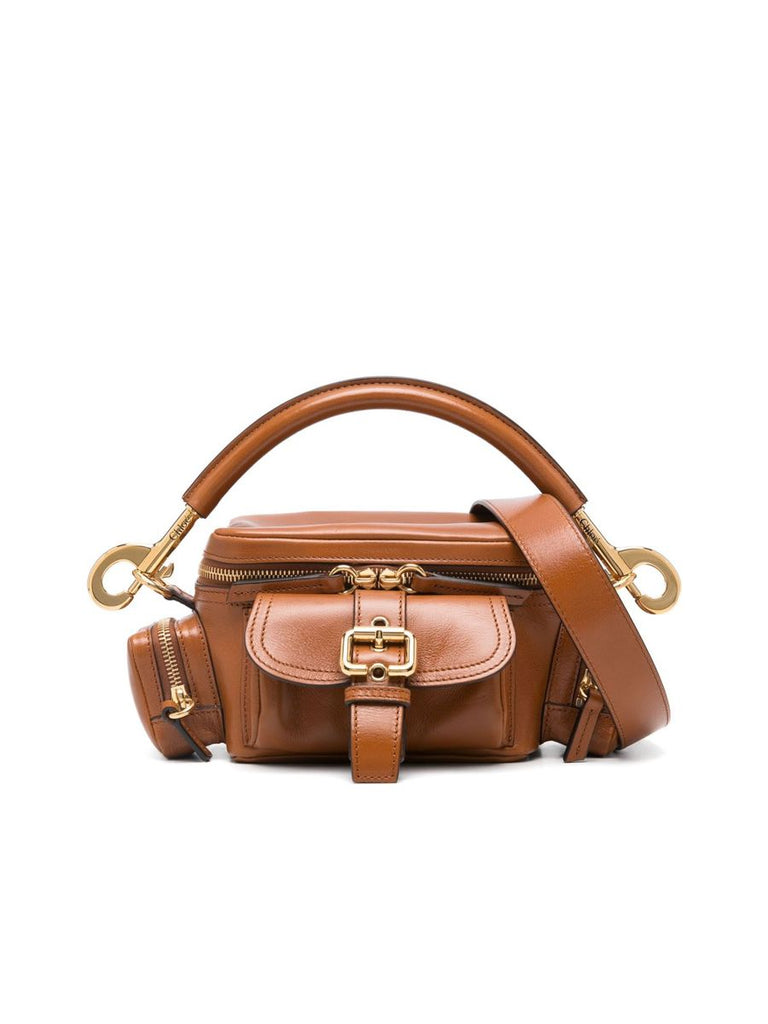 Smooth Grain Leather Shoulder Bag 0