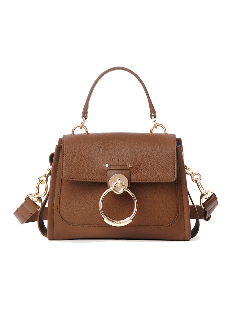 Chloe Mini Tess Day Bag in Grained Shiny Calfskin COSETTE