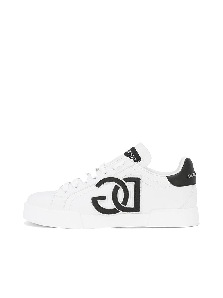 Calfskin Portofino Sneakers with DG Logo