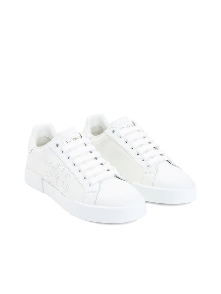 Leather Laceup Sneakers 2