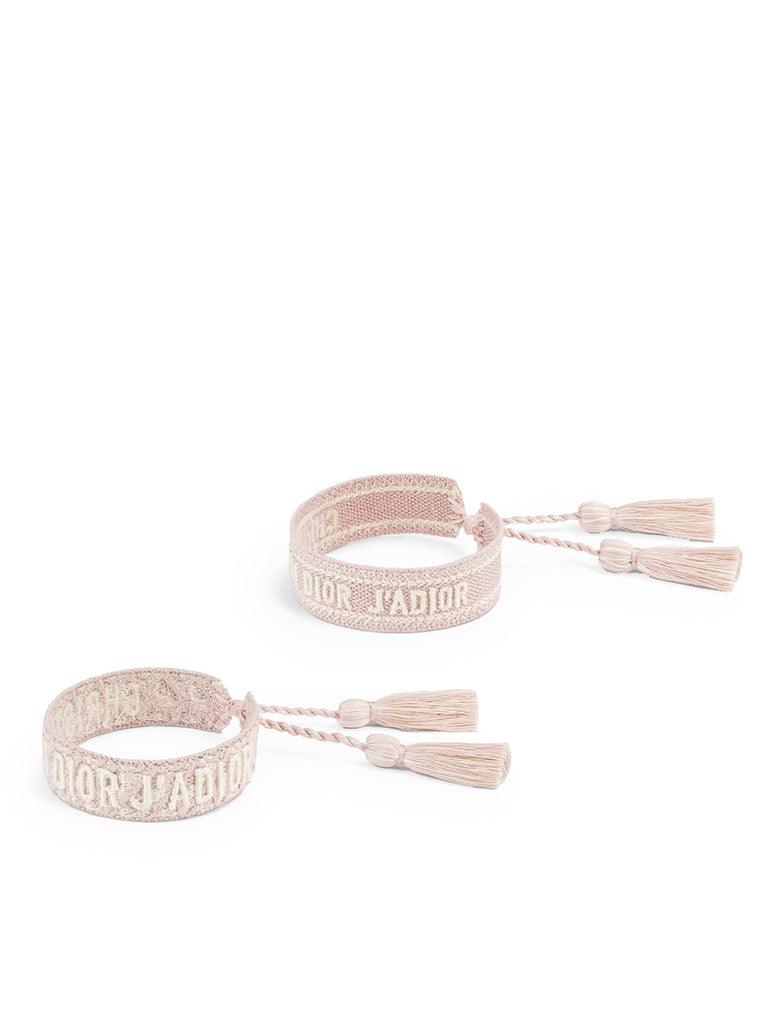 J'Adior Bracelet Set in Rose Des Vents Dior Oblique Cotton