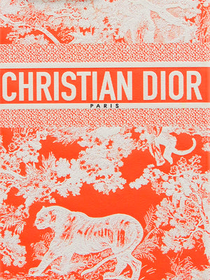 Dior Case Iphone 13 Pro in Fluorescent Orange Toile de Jouy