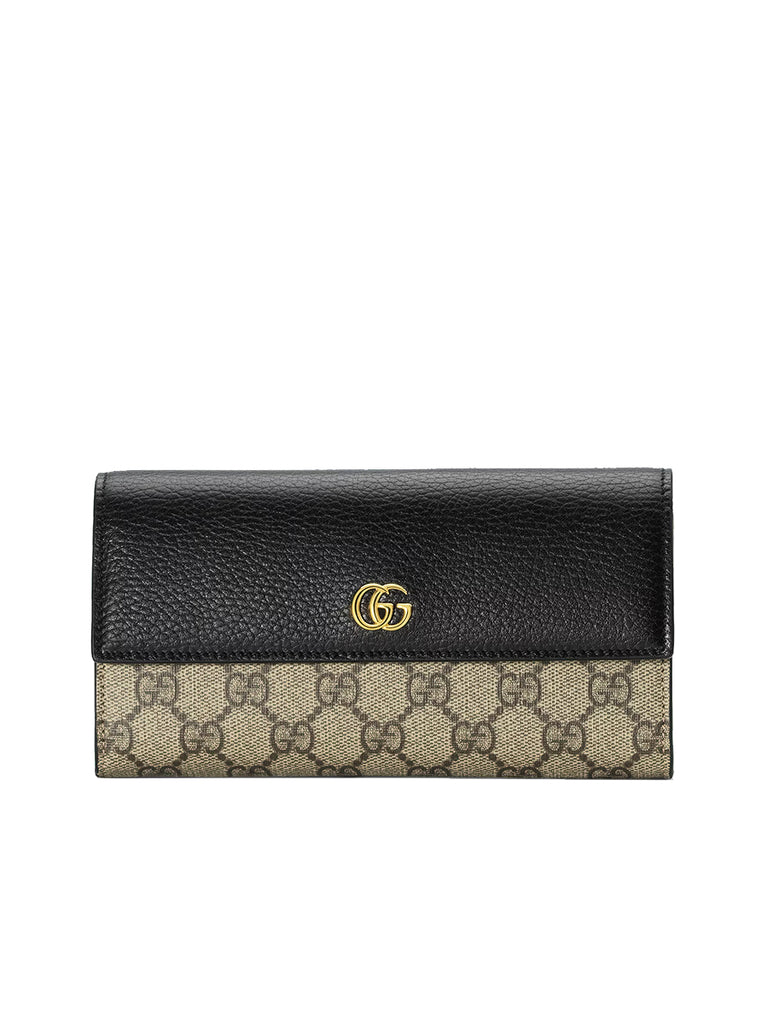 GG Marmont Leather Continental Wallet