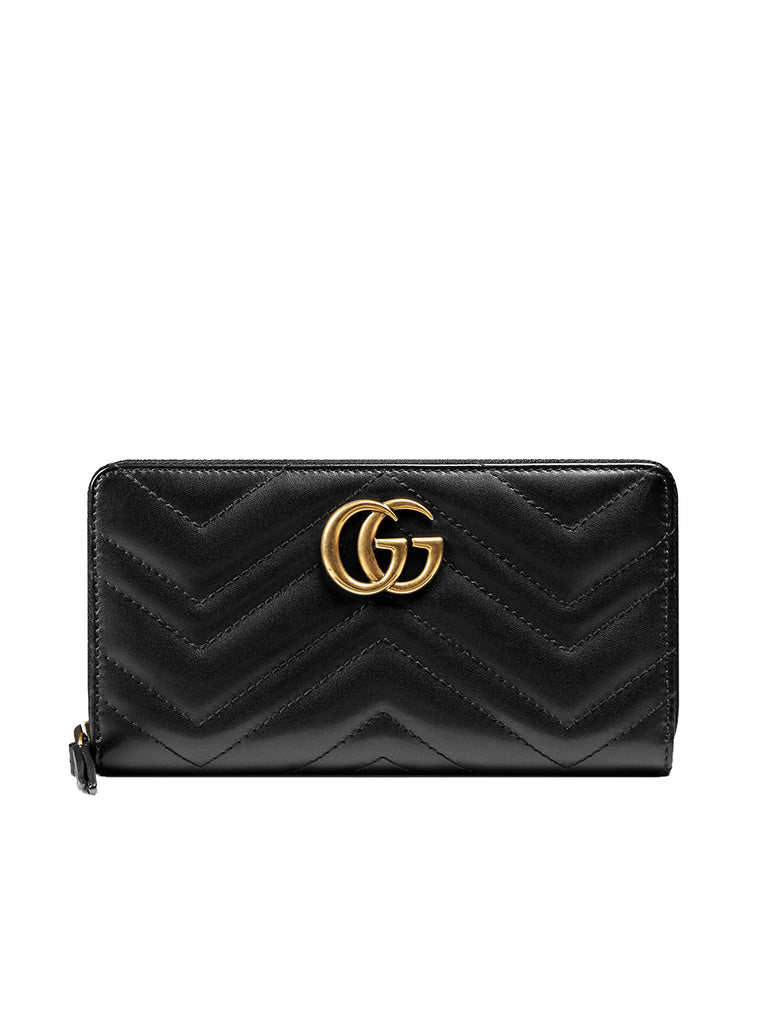 GG Marmont Zip Around Wallet