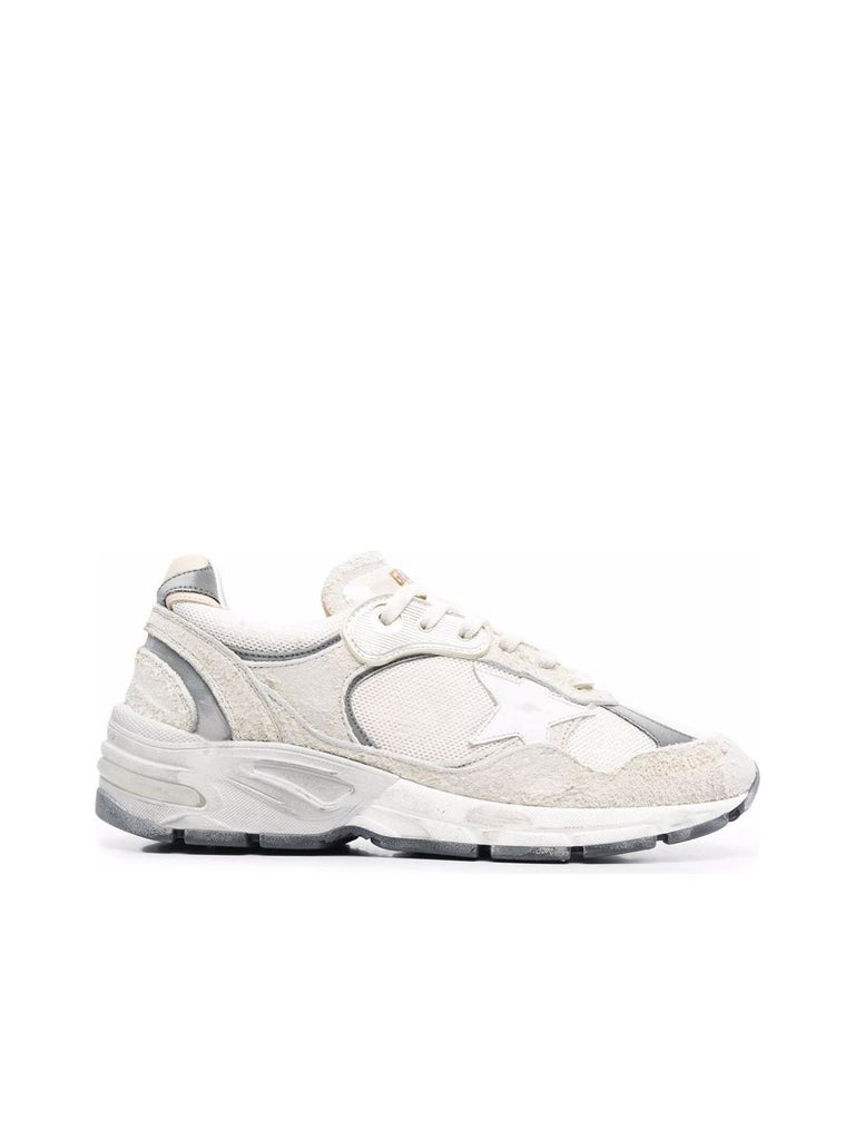 Panelled Leather Trainers 0