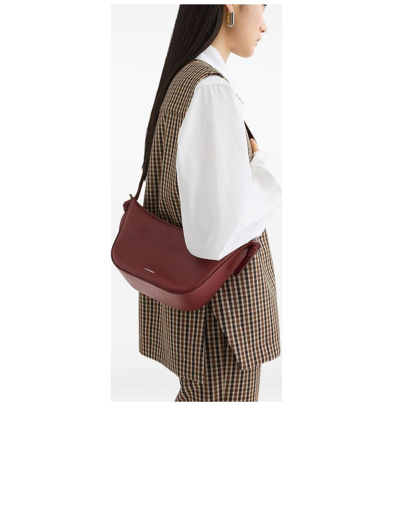 ショルダーバッグ・ポシェット JIL SANDER KNOT SMALL LEATHER CROSSBODY BAG ジルサンダー JIL SANDER Knot レザークロスボディバッグ (Jil