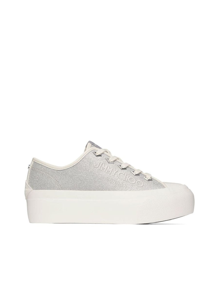 Glitterembellished Canvas Sneakers 0