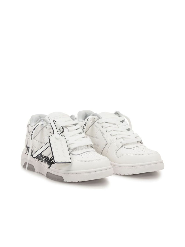 Calf Leather Flat Sole Trainers 3