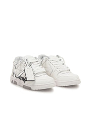 Calf Leather Flat Sole Trainers 3