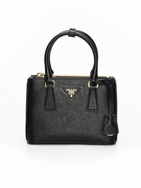 Prada Galleria Saffiano Leather Mini-Bag in Black