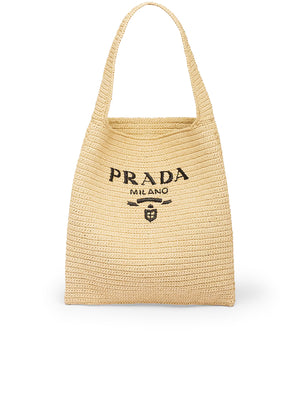 Raffia Tote Bag in Natural