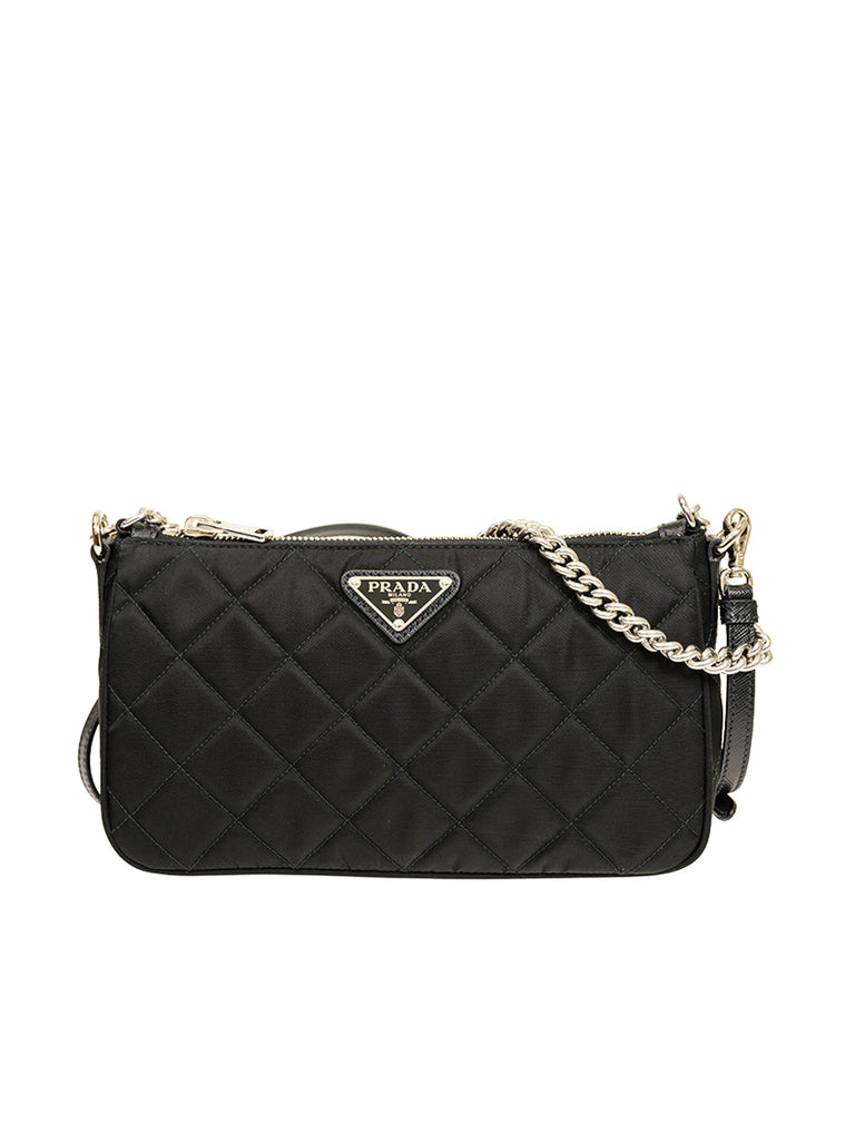 Price Prada Crossbody Tasche Prada Tessuto Nylon Quilted Chain