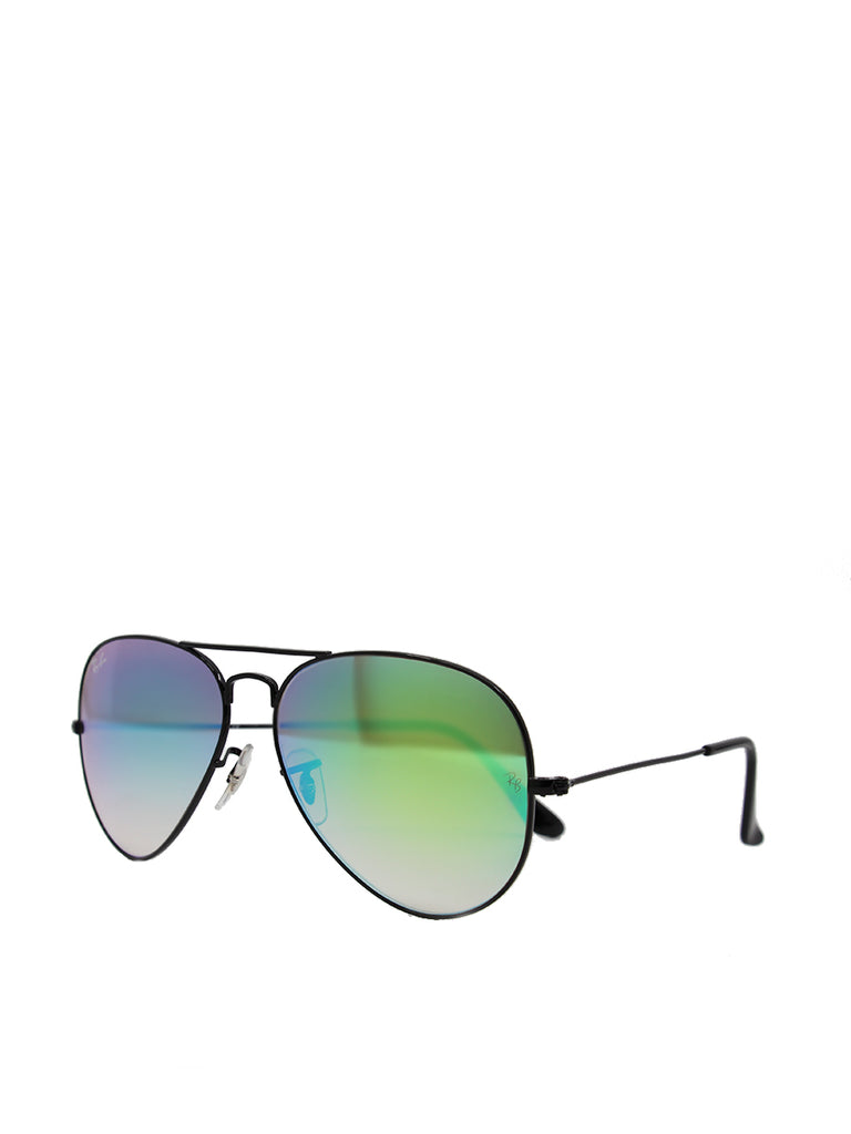 Ray Ban 3025 Aviator Flash Lenses Green
