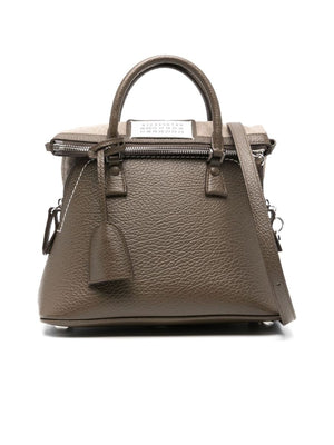 Grained Leather Shoulder Bag