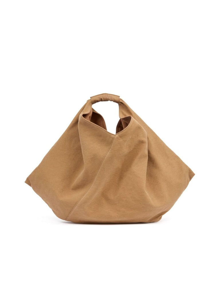 Draped Canvas Shoulder Bag 0
