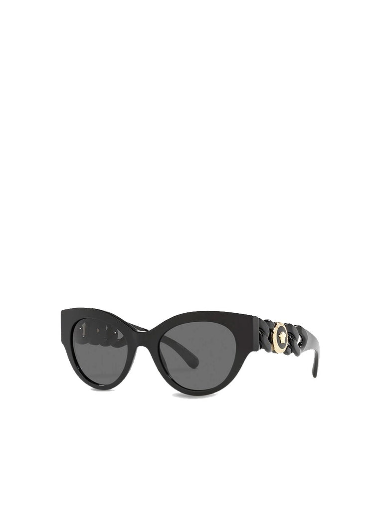 Medusa Chain Phantos Sunglasses O4408 in Black