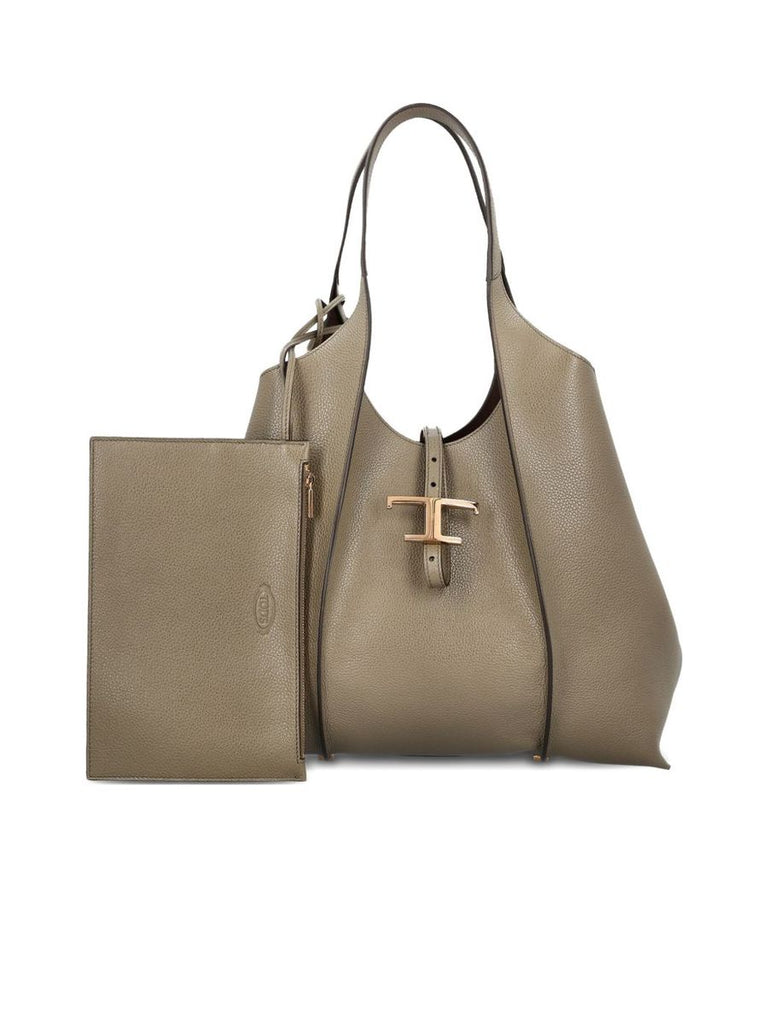 Medium Leather Tote Bag 0
