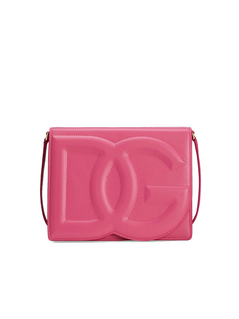 Calfskin DG Logo Crossbody Bag