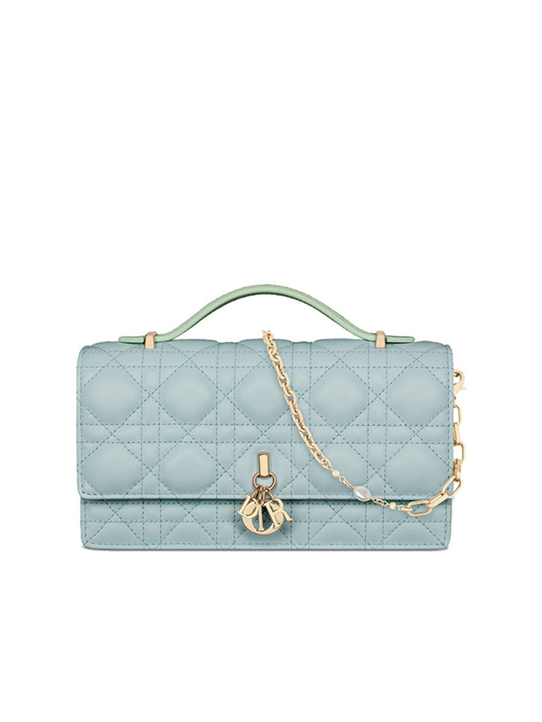 My Dior Mini Bag Two-Tone Celestial Blue and Pastel Mint