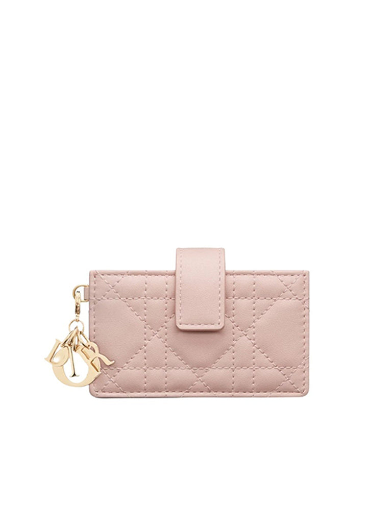 Lady Dior Jasmine Card Holder