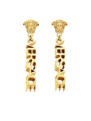 Logo Drop Earrings
