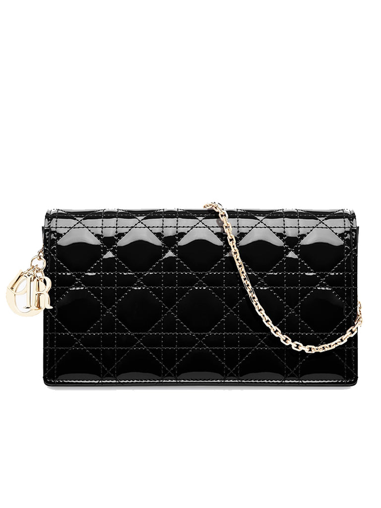 Lady Dior Pouch in Black