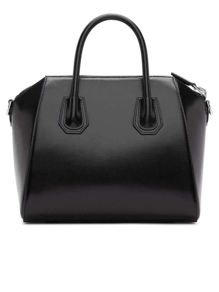 Antigona Small Black Smooth Leather Handbag Cosette