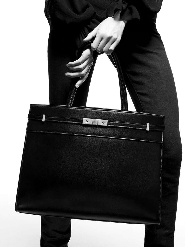 Saint laurent manhattan medium smooth leather tote bag new arrivals