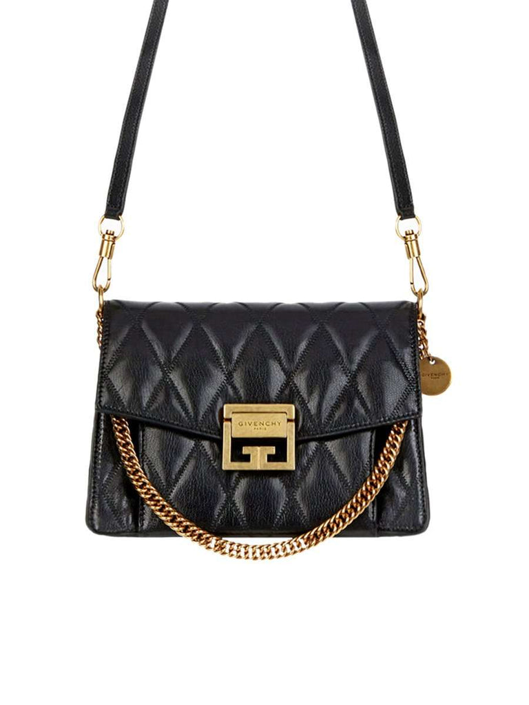 Small GV3 Bag In Black Quilted Leather